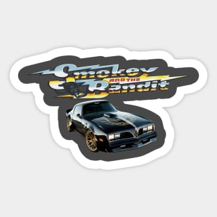 smokey and the bandit pontiac car 1 Sticker